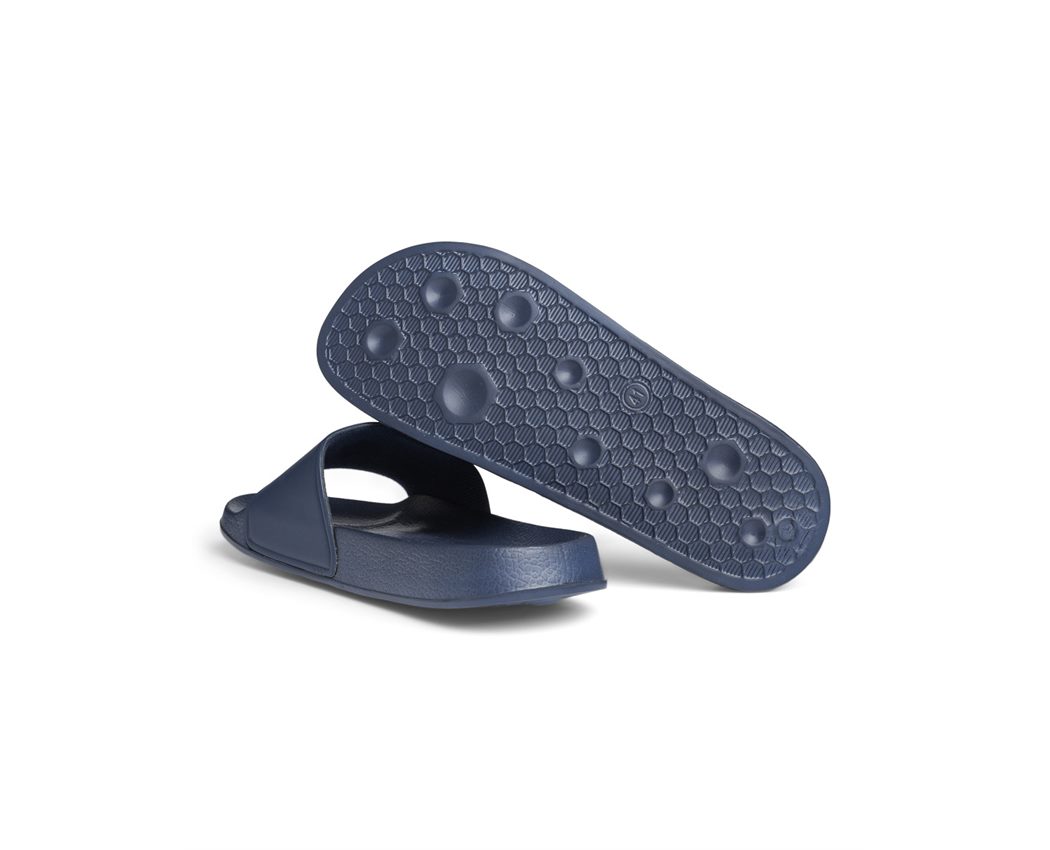PE Unisex Slide Sandal DARK BLUE/WHITE 38