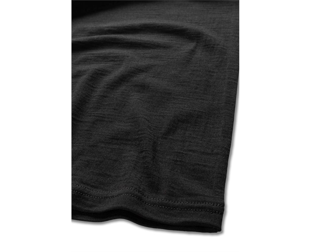 PE Wool Long Sleve Top BLACK LARGE