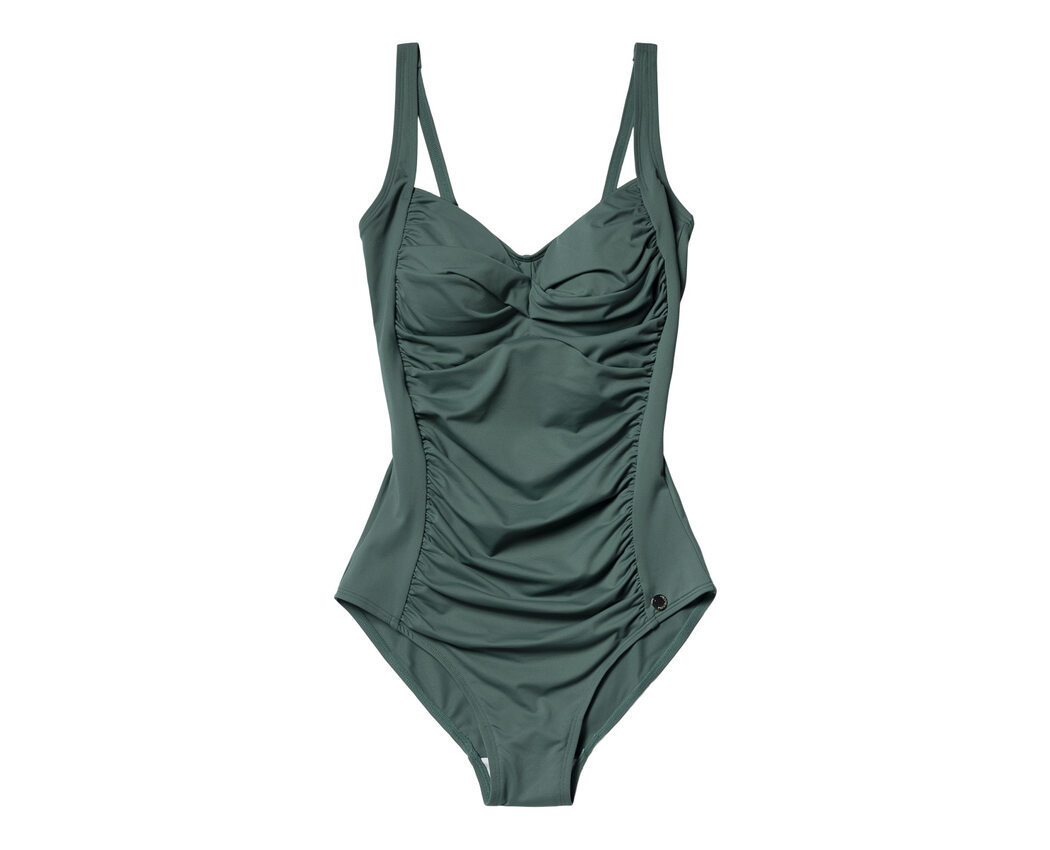 Potenza Solid swimsuit Recycled Deep Jungle 44 
