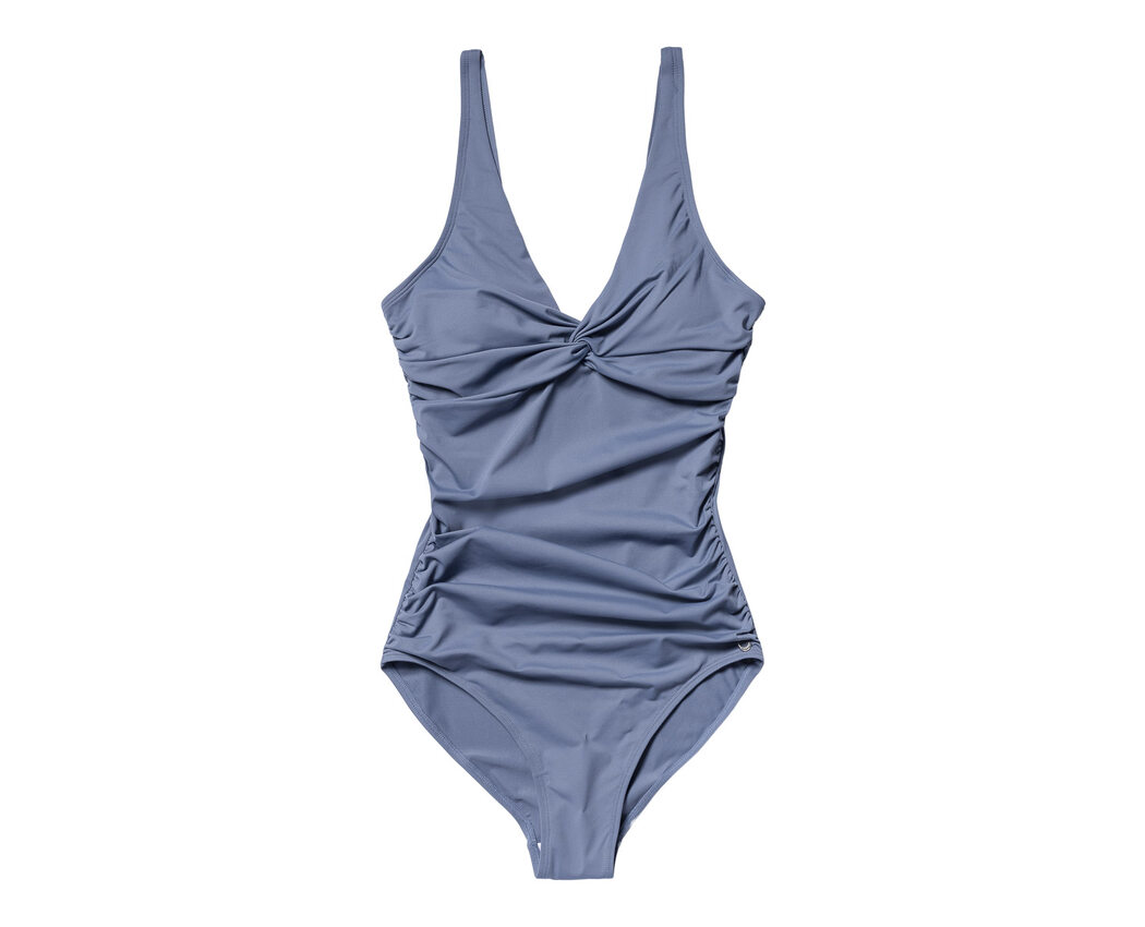 Simi Solid Swimsuit Recycled Captains Blue 38 