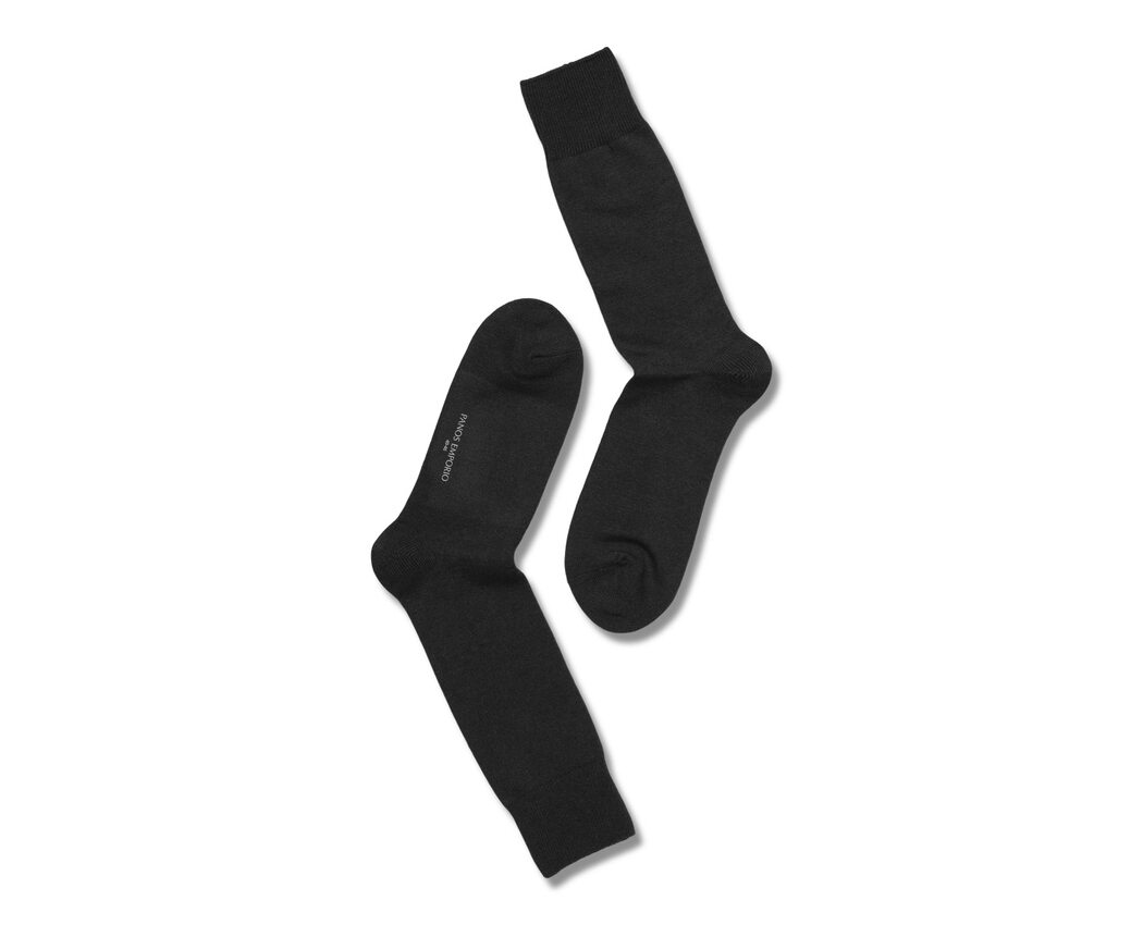 3PK Carl Casual Flat Knit Black One Size (40-46)