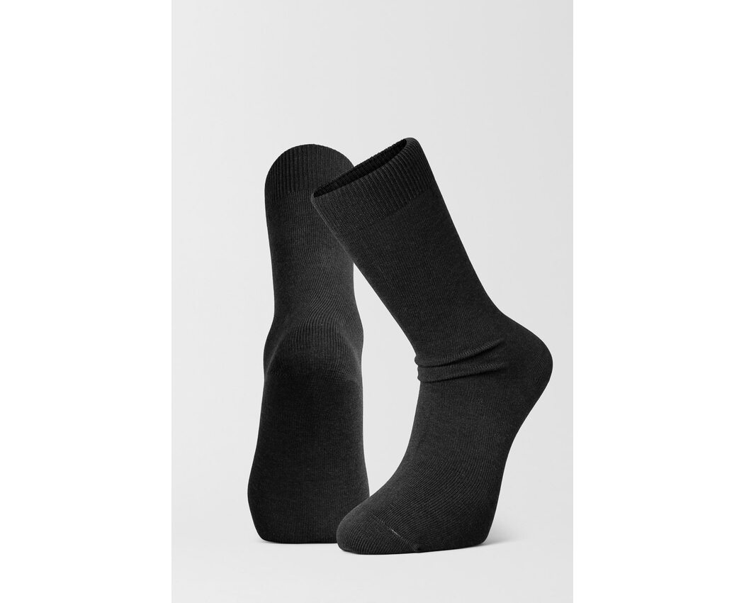 3PK Carl Casual Flat Knit Black One Size (40-46)