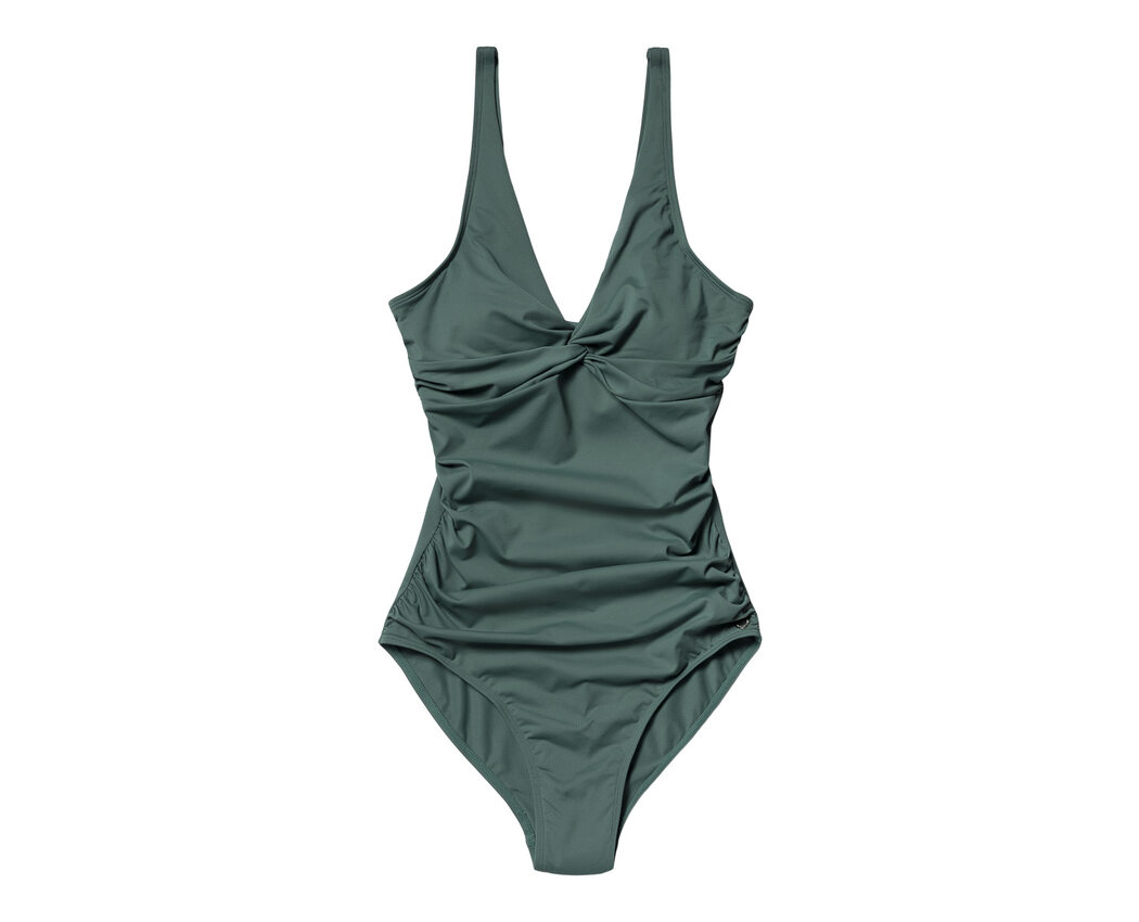 Simi Solid Swimsuit Recycled Deep Jungle 42 
